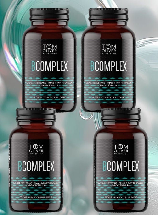 Tom Oliver 4 Pieces Tom Oliver B Complex 60 Capsules - Image 1